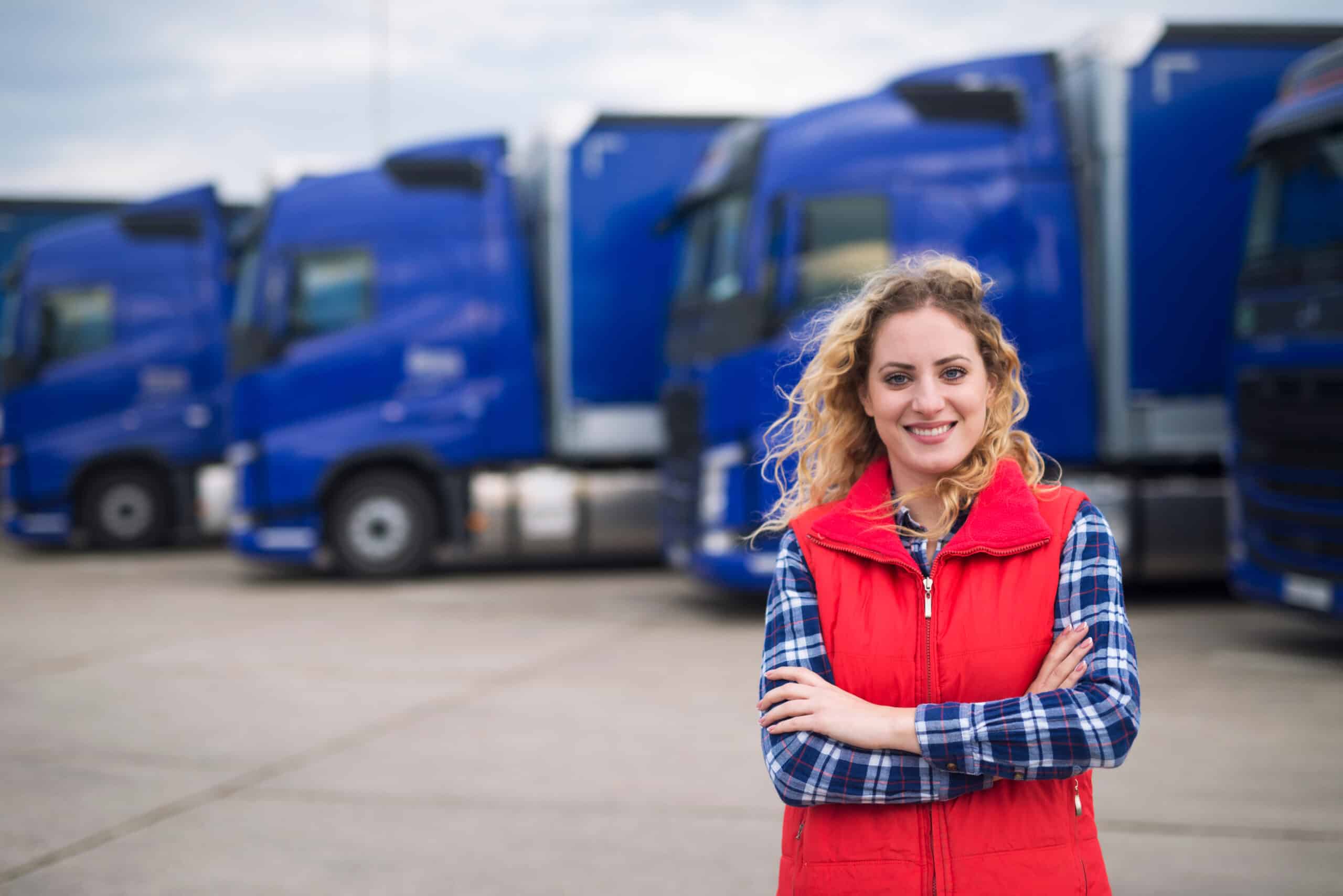 Fleet Manager,Truck Driver,Woman,Truck,Driver,