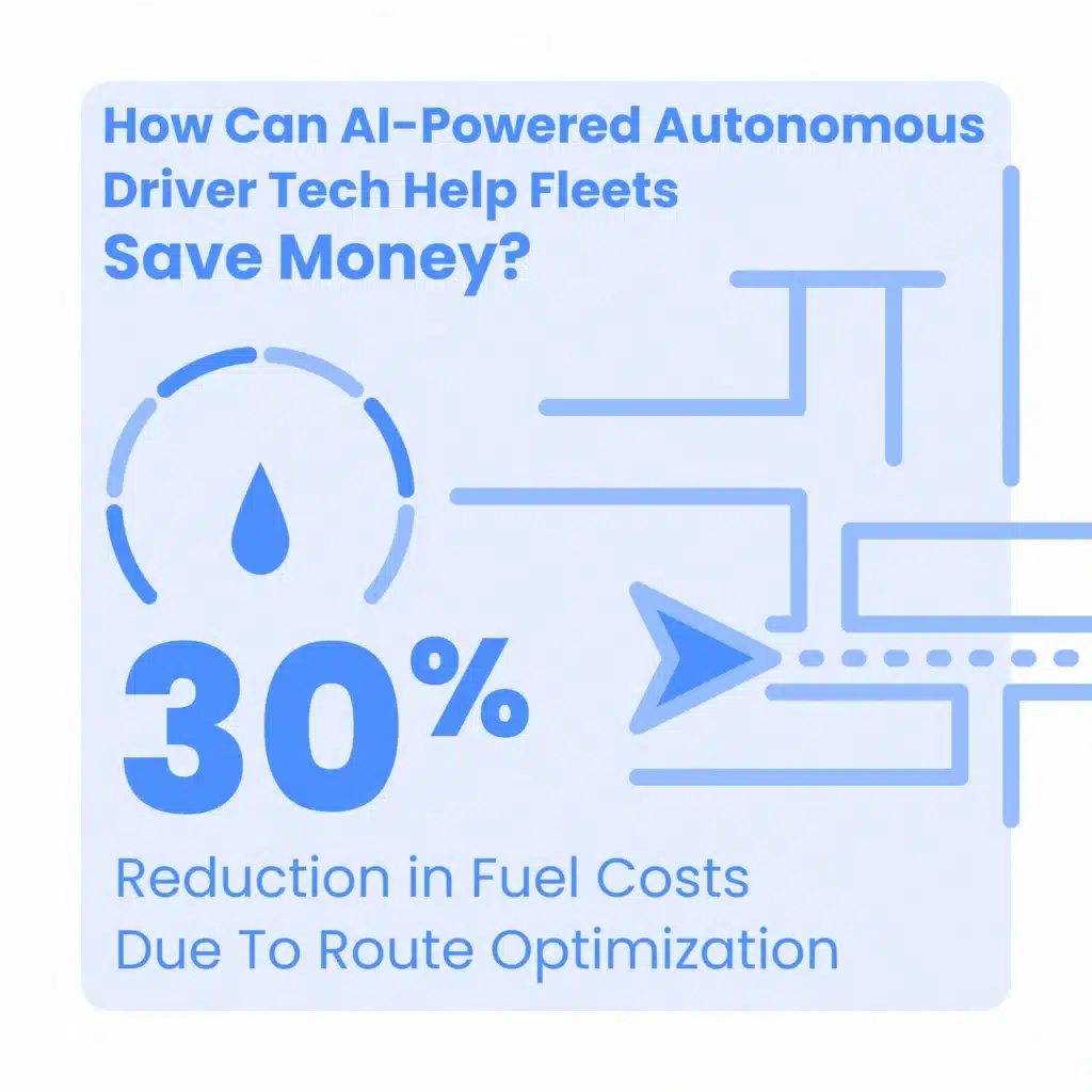 How can AI-Powered autonomous driver tech help fleets save money