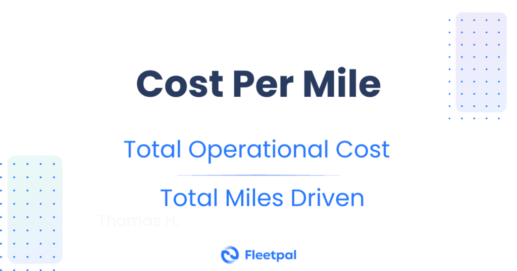 calculating cost per mile