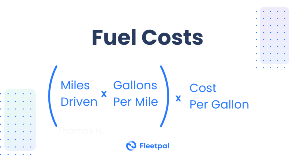 how to reduce fleet fuel costs formula